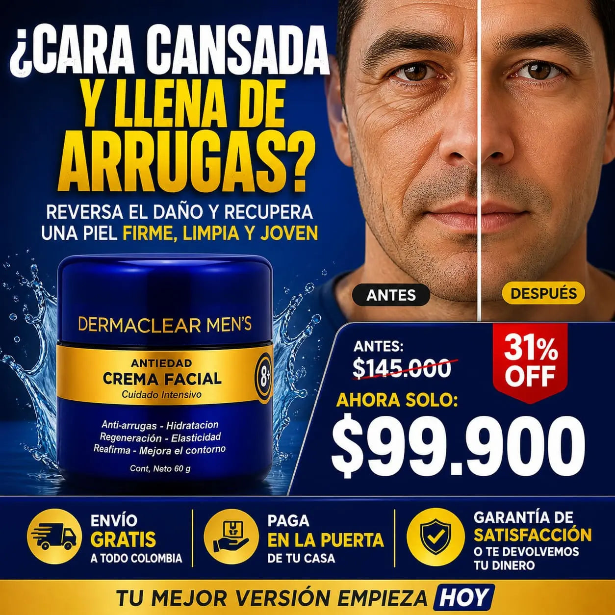 Crema facial For Men