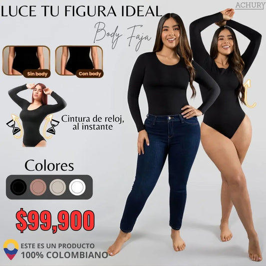 Body Faja Manga Larga